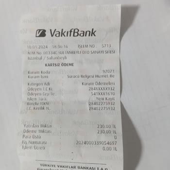 VakıfBank Yanlış Kuruma Ödeme