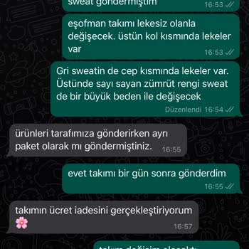 Mai Collection Söylediği İşlemi Uygulamıyor