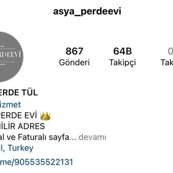 Asya_perdeevi (Instagram) Perde Siparişi Hüsranı