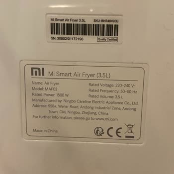 Xiaomi Airfry Arızası İade