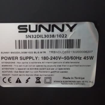 Sunny Televizyon Arızası İçin Çözüm Yolları