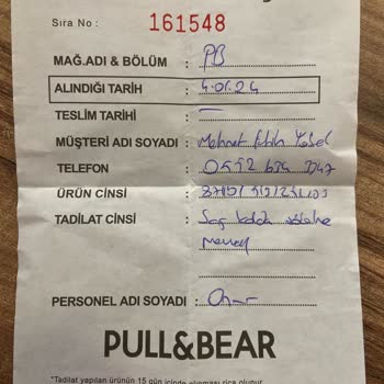 Pull & Bear Mağazası Ürünlerinin Kalitesizliği
