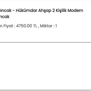 Hükümdar Ahşap Firması Mağduriyeti (salıncak)