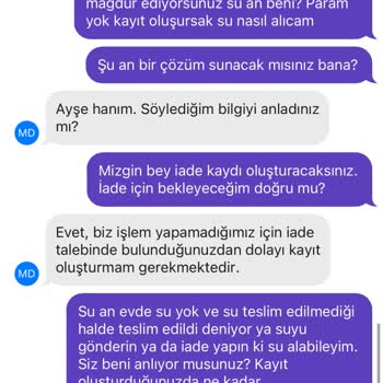 Getir Su Kuzeyden Su Teslim Edilmedi