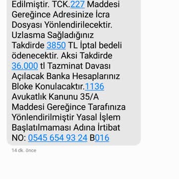 Hintelhb'den Gelen SMS