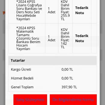 İsem Kitap Hem Siparişi Alıp Hem Kitap Göndermemesi İadeyi De Yapmaması