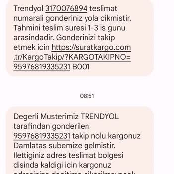Sürat Kargo Kargo Teslimatı Ve Müşteri Hizmetleri Sorunları