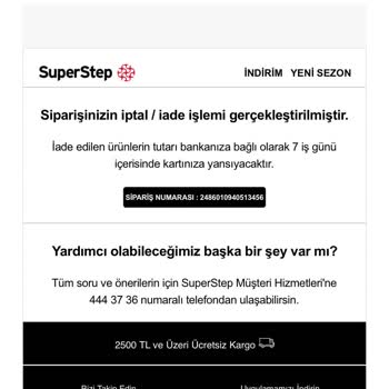 SuperStep Online Sitesinden Alınan Ayakkabı