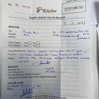 Tchibo Kahve Makinesi Soğuk Demliyor