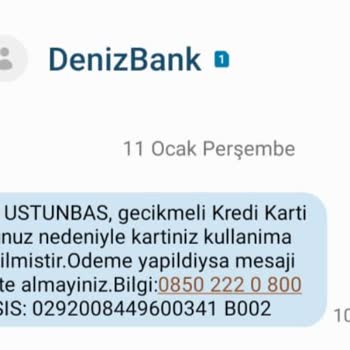 Denizbank Açtırılmayan Kart Harcaması Hakkında