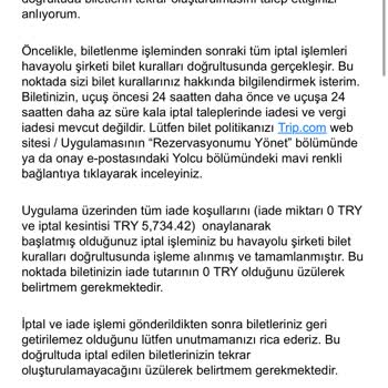 Trip.com Haksiz Kazanç Sağlıyor