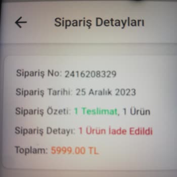 Trendyol İade Tutarını Ödemiyor