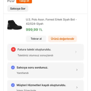 Hepsiburada Ve FLO Sorumsuzluğu