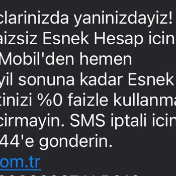 Yapı Kredi %0 Faizli Esnek Hesap Kullanımı Hk.