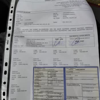 Arora Motor Kusurlu Motor Aldım