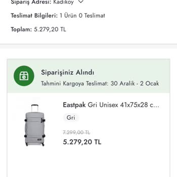 Boyner Sipariş Edilen Ürünün Teslimatı Gecikiyor