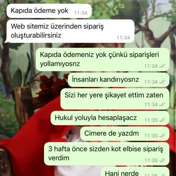 Vanilin Design-Bianca Butik! Siparişleri Göndermiyor