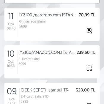 Gardrops'tan İptal Ettiğim Ürünün Parası Ziraat Kartıma Yatmadı