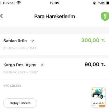 Gardrops Kargo Ücreti Kesintisi