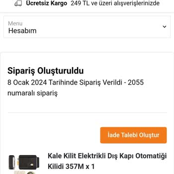 Algeliyo.com Teslim Edilmeyen Sipariş