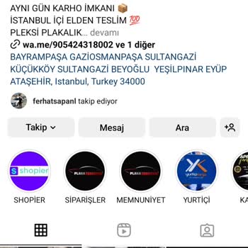 Plaka Turkiyem (Instagram) Sipariş Alıp Ürünü Göndermiyorlar