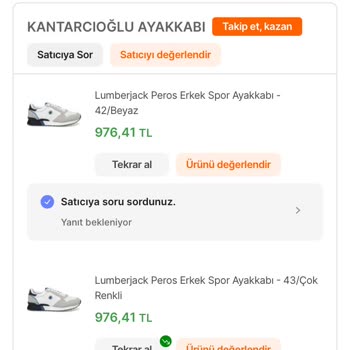Hepsiburada Eksik Ürün Kantarcıoğlu Ayakkabı