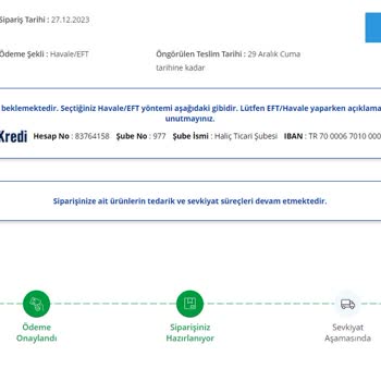 Avansas 15 Gündür Siparişi Göndermiyor. Para İadesi De Yapmıyor.