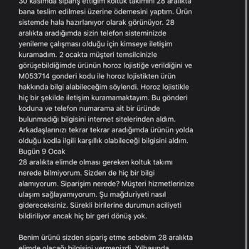 Doğtaş Ruumstore Yetkili Muhatap Yok. Müşteri Hizmetleri Rezil.