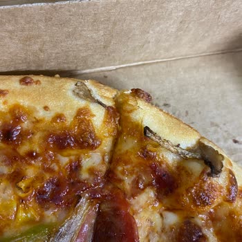 Pizza Hut Pizza Üzerindeki Kıl