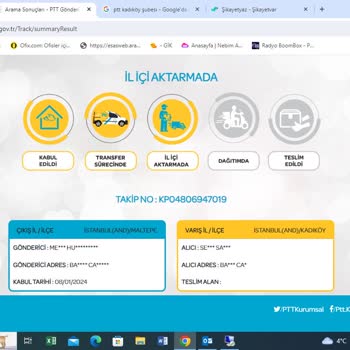 Kadıköy PTT Kargo Şubesi Hk.