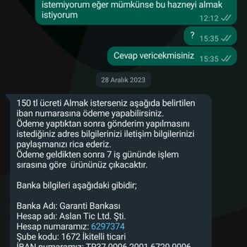 Schafer Ücretini Aldığı Parçayı Kargoya Vermiyor