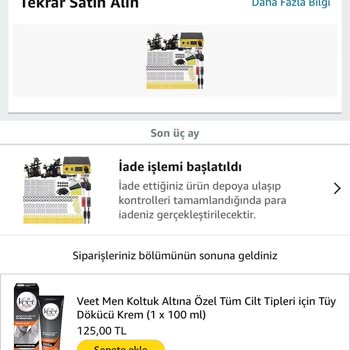 Amazon İade Talebimi Bekliyorum