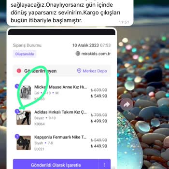 Mirakidss Anne Kız Hırka Sipariş Fiyaskosu