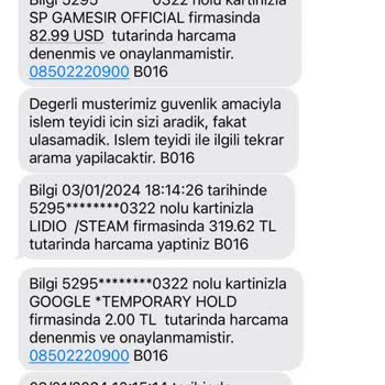 QNB Finansbak Kredi Kartımdan Bilgim Dışında Harcama Yapılması