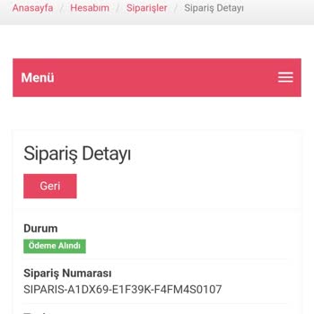 Atölye Lavanta Verdiğim Siparişe Dönüş Alamıyorum
