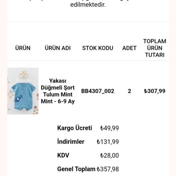 Markaliste Eksik Ürün Gönderildi