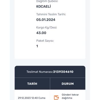 Horoz Lojistik Kargo Teslimatı Yapılmıyor