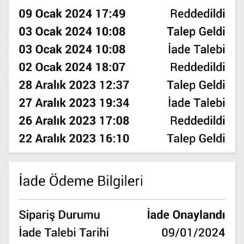 Parcafix N11 Buji İade Sureci