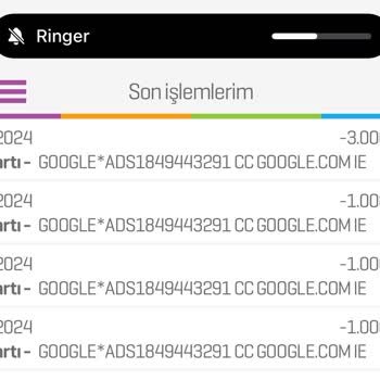 Google Ads Tarafından Enpara Kredi Kartımdan Defalarca Para Çekildi!