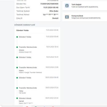 Trendyol Express Teslim Edilmeyen Kargo.