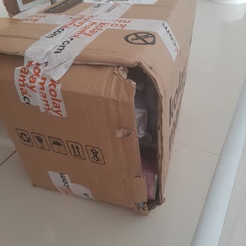 hepsiJET Kolay Mamadan Sipariş. Ettiğim Ürün Ambalajın Patlak Gelmesi Hk