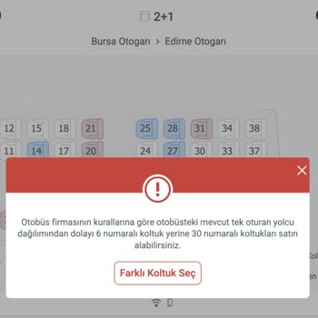 Obilet Üzerinden Nilüfer Turizm Bileti Alırken Kadın Yolcu Ayrımı