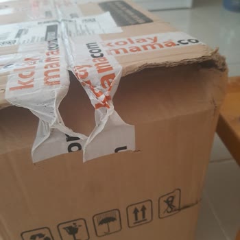 KolayMama Sipariş Sorunu, Zayıf Ambalajlama