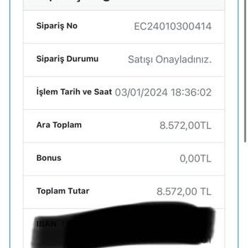 EasyCep Cihaz Satış Sonrası Parayı Halen Yatırmadı