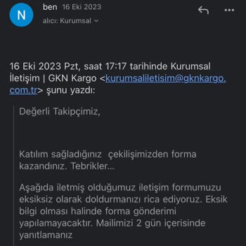 GKN Kargo GKN Forma Çekilişi