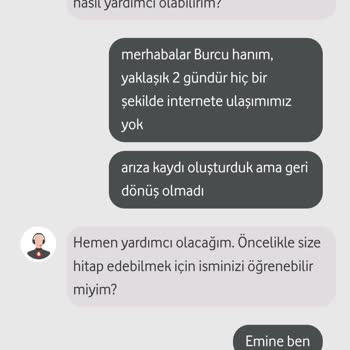 Vodafone İnternet Kesintisi Ve Müşteri Hizmetlerinin Sorumsuzluğu