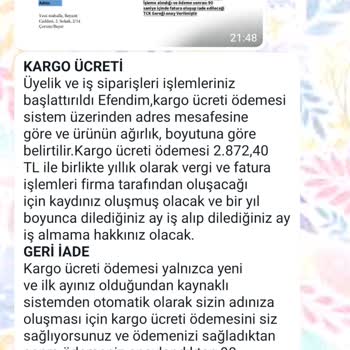Günay Paketleme Paketleme Şikayet Var