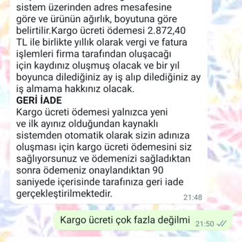 Günay Paketleme Paketleme Şikayet Var