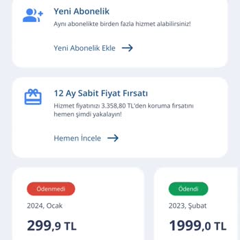 TurkNet Ödediğim Faturalar Ve Kampanyalar Ödenmedi Görünüyor