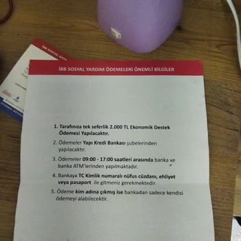İBB - İstanbul Büyükşehir Belediyesi Sosyal Yardım Parası Ödenmemesi